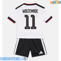 Camisa de time de futebol Alemanha Nick Woltemade #11 Replicas 1º Equipamento Infantil Mundo 2026 Manga Curta (+ Calças curtas)